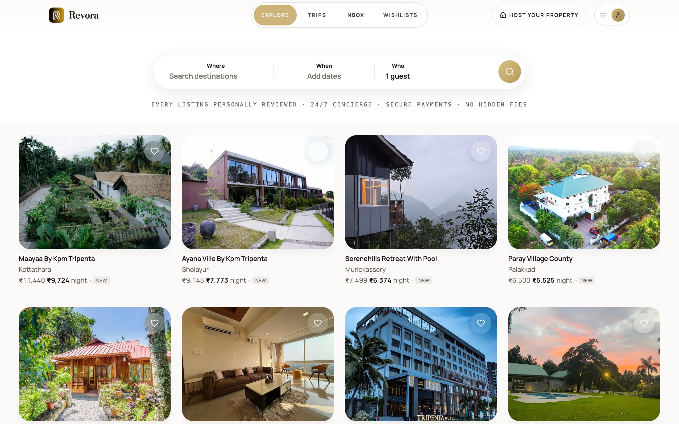 therevora.net — live homepage
